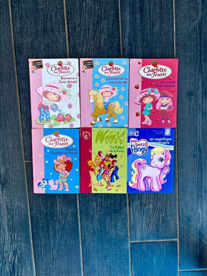 Lot Livres Bibliothèque Rose pour Filles - photo numéro 2