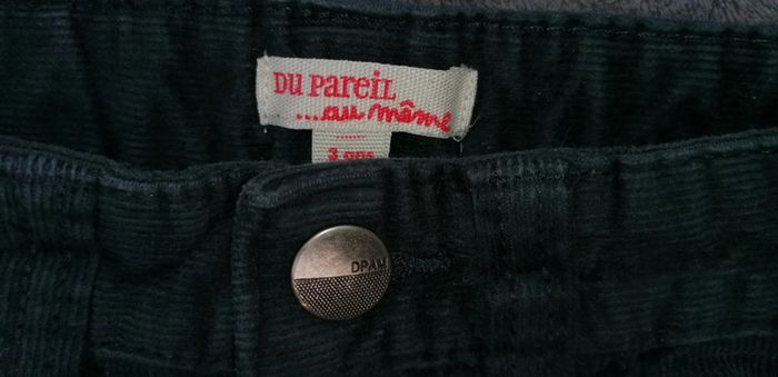 Pantalon velours DPAM 3 ans - photo numéro 2