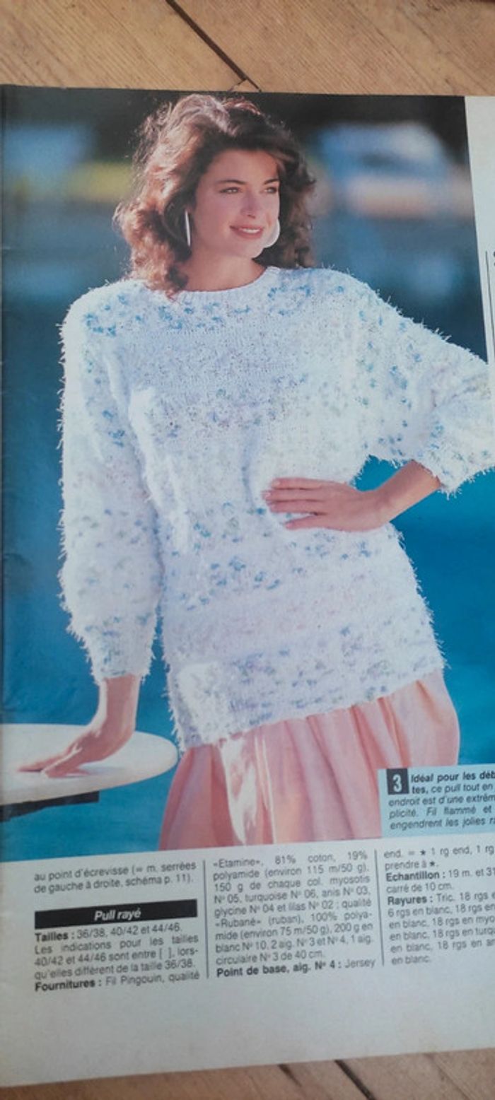 Catalogue tricot Sandra vintage avril 1989 - photo numéro 4