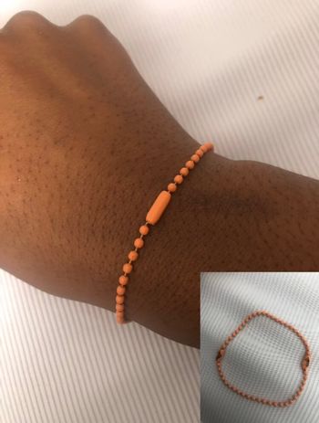 Bracelet rouge/ jaune/ orange 