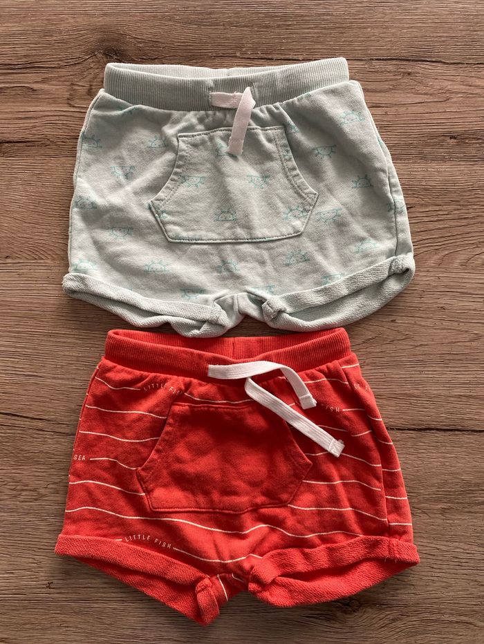 Lot 2 shorts décontracté bébé garcon