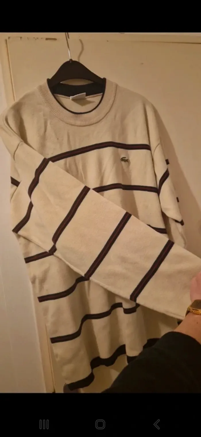 Pull vintage lacoste taille 3xl - photo numéro 6