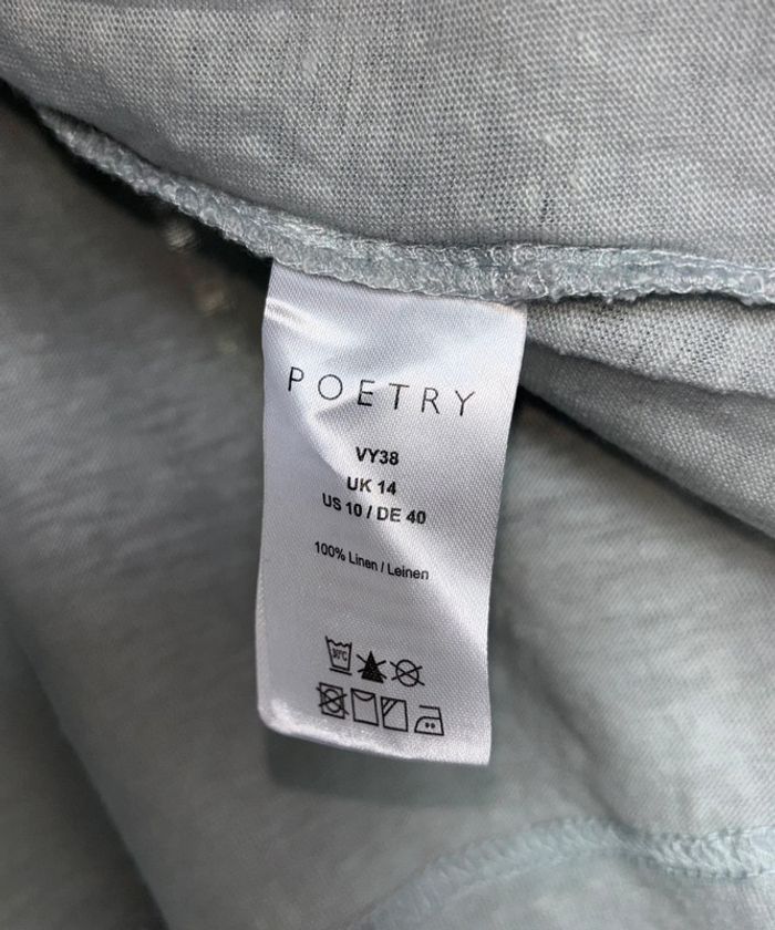 T-shirt manches 3/4 lin Poetry XL - photo numéro 3