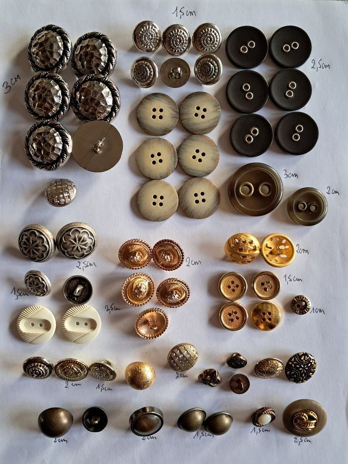 Lot de boutons de couture - photo numéro 4