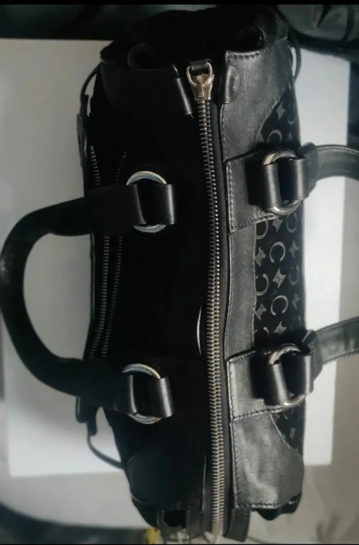Sac Celine en cuir et velours - photo numéro 2