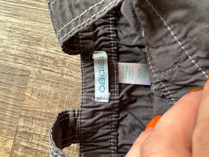 - Salopette short OBAIBI - 3 mois - Très bon état - photo numéro 2