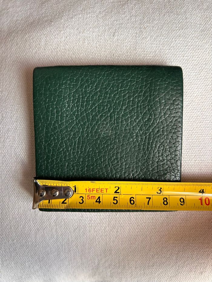 Porte-monnaie LE TANNEUR - Cuir grainé Vert Sapin - photo numéro 8