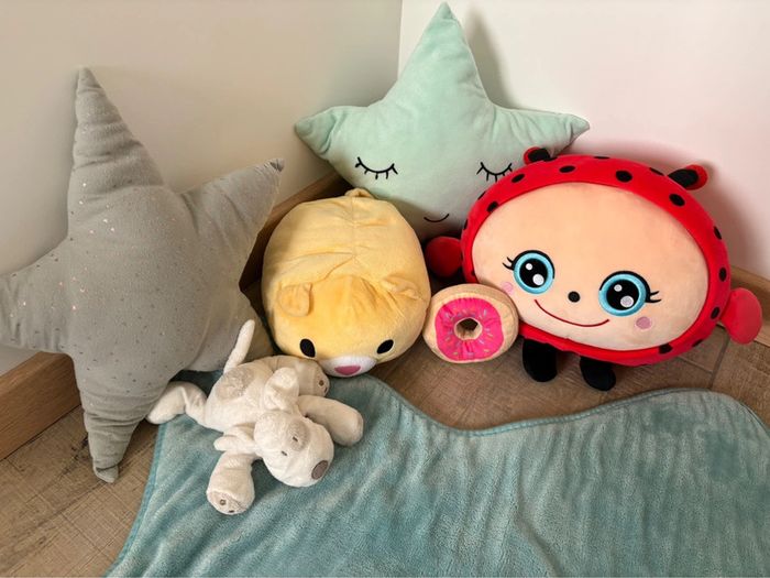Lot peluches + tapis
