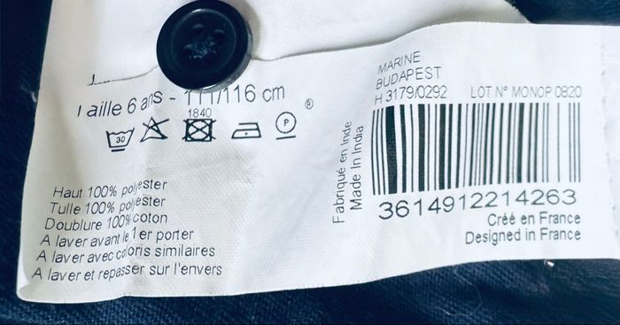 Robe Monoprix marine 6 ans - photo numéro 4