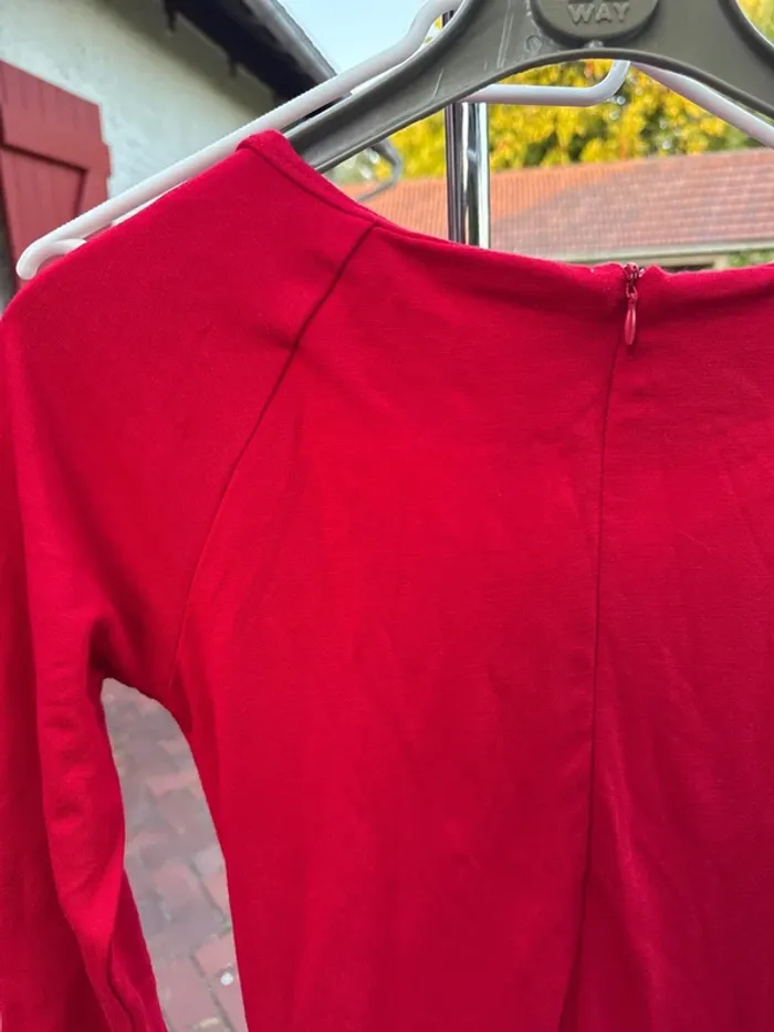 Jolie robe rouge neuve taille S - photo numéro 8