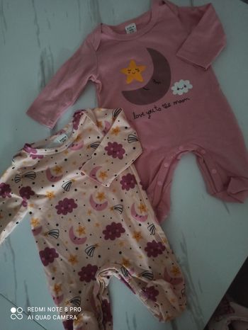 Lot de pyjama 0/1mois