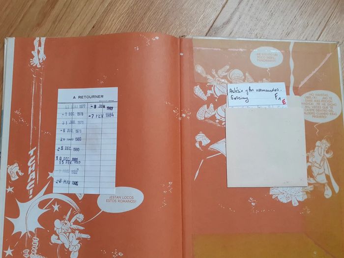 BD Una aventura de Astérix - Astérix y lis Normandos - 1969 - photo numéro 3