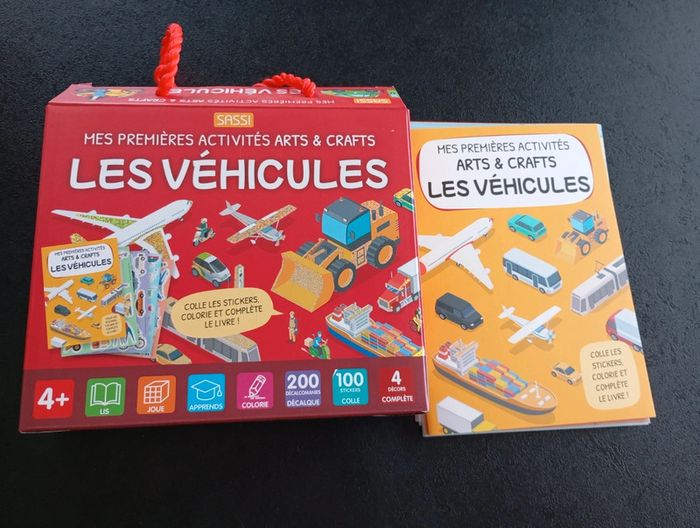 Malette mes premières activités art & crafts les vehicules