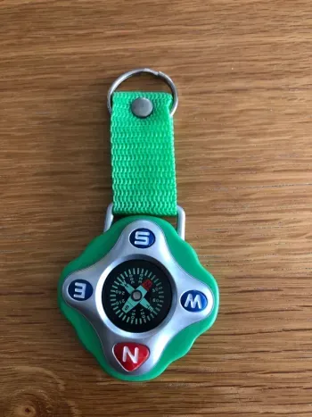Boussole avec porte clé