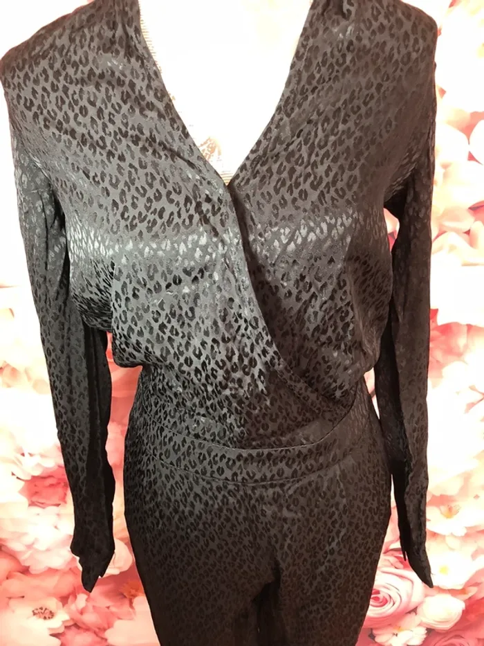 Combinaison Noire satinée Promod - photo numéro 2
