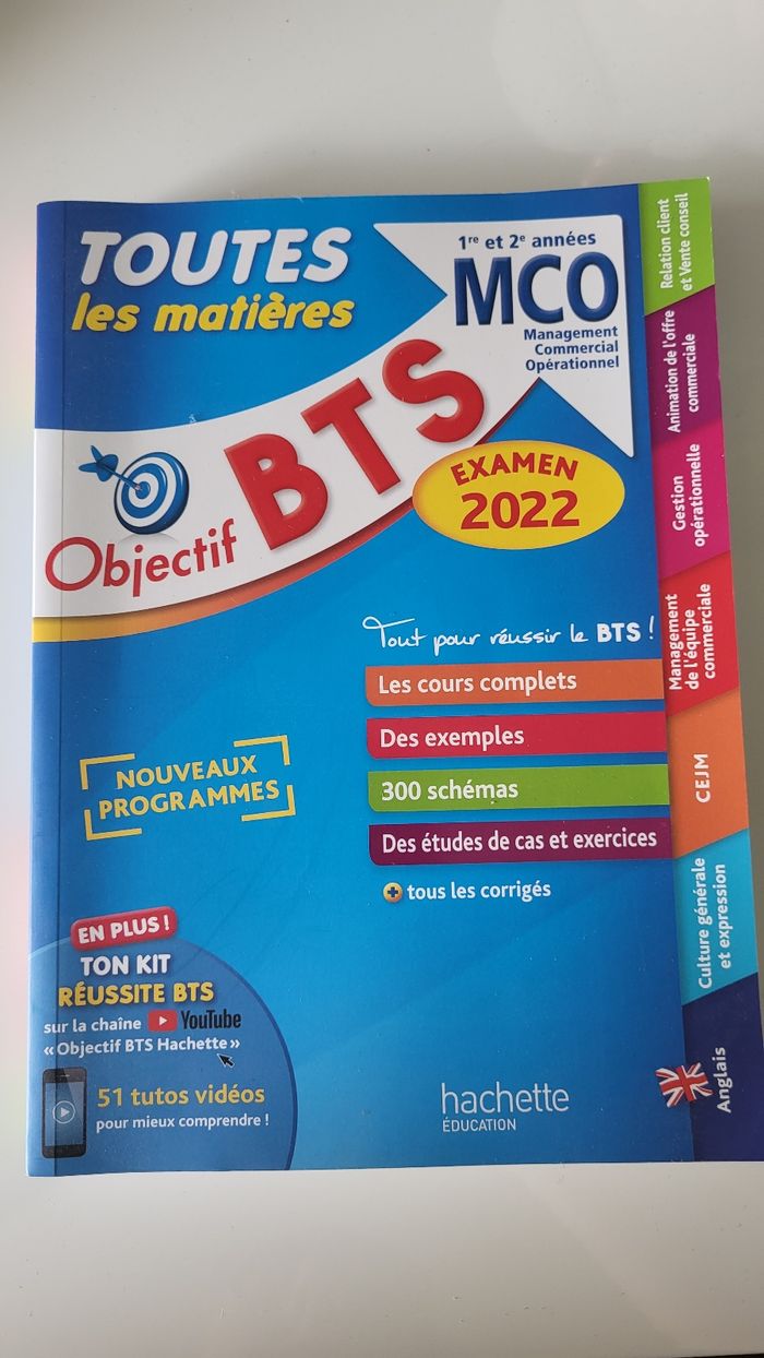 Objectif BTS "MCO" 1re et 2e années