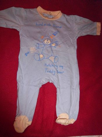 Grenouillère 1 mois