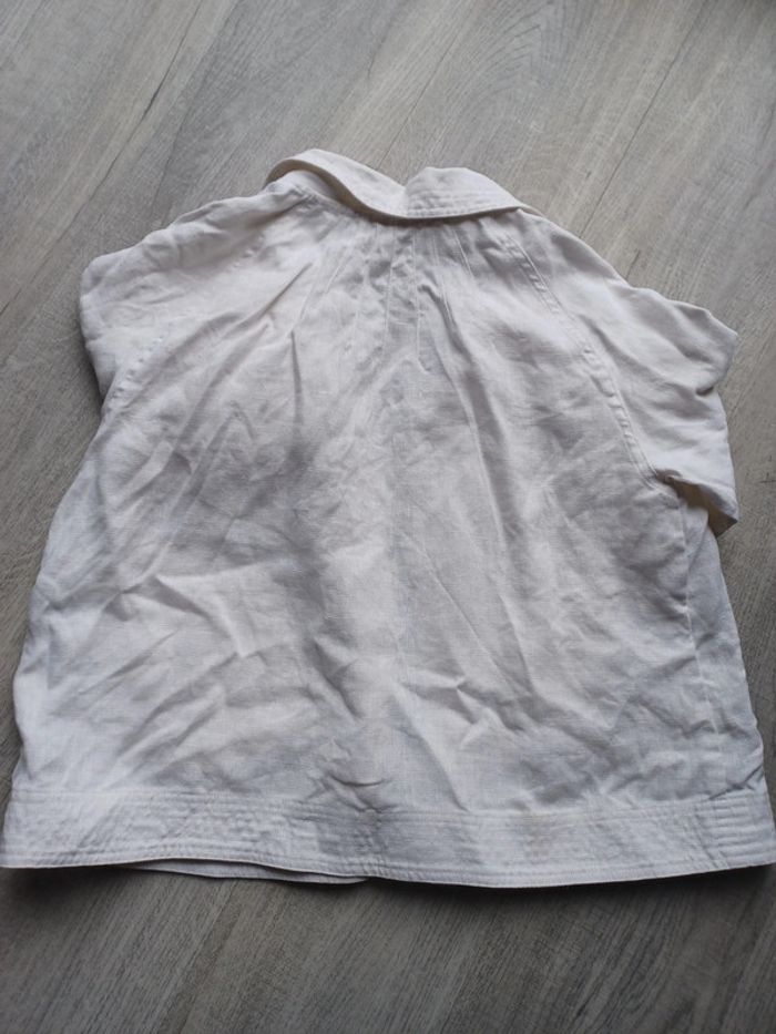 Veste courte femme en lin - photo numéro 5