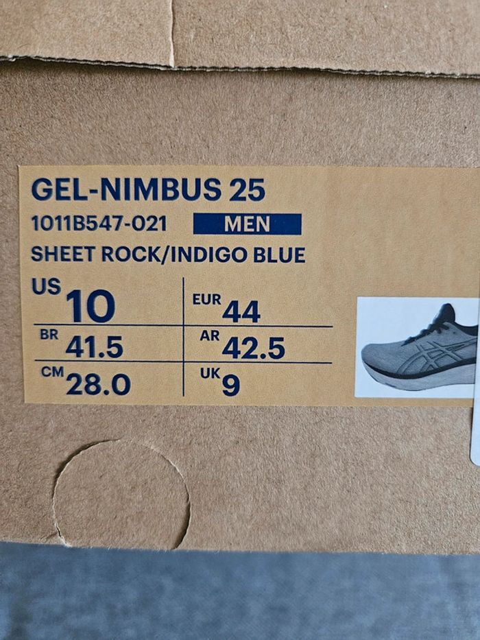 Basket homme 44 asics gel nimbus 25 comme neuve - photo numéro 5