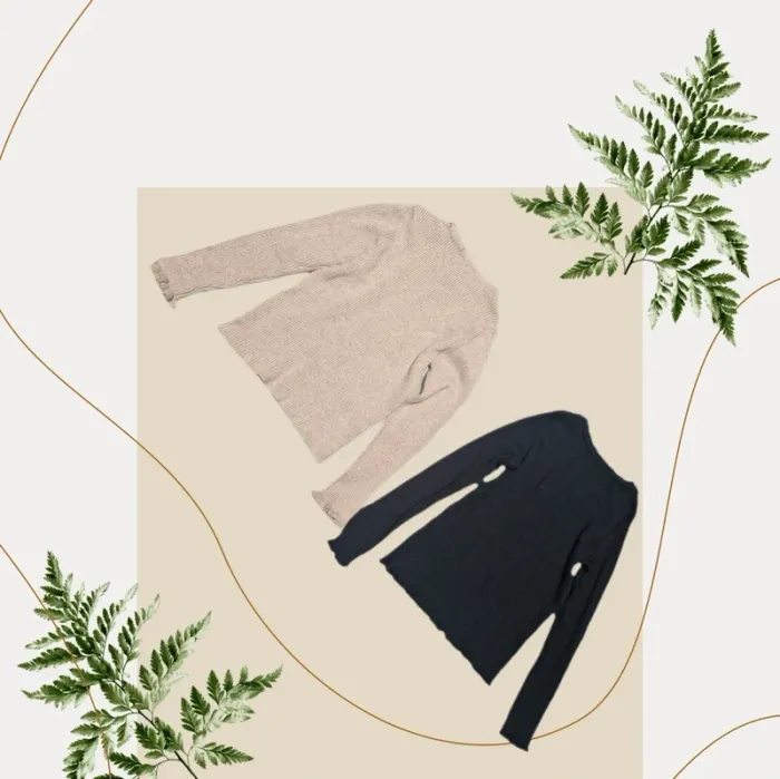 Lot de 2 pulls légés noir & beige - Kiabi - Taille 5 ans - photo numéro 2
