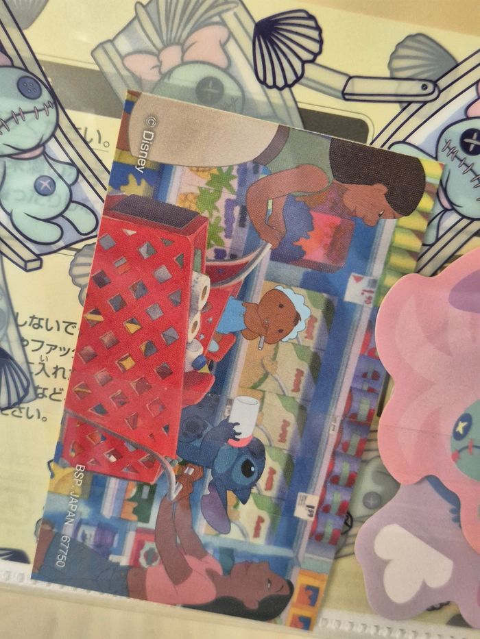 Pochette à coin + stickers Disney Ichibankuji : Stitch - photo numéro 5