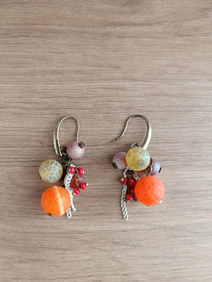 Boucles d'oreilles pendantes - photo numéro 2