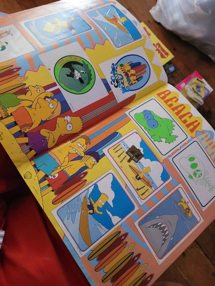 RARE Grand Album Panini Simpsons collection collector 1999 neerlandais - photo numéro 7