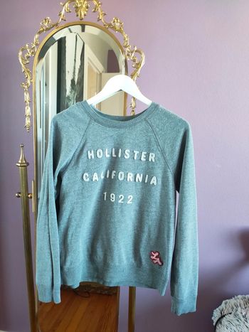 Pull gris Hollister