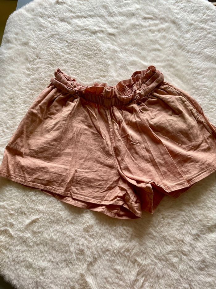 Short été H&M terracotta 10 ans