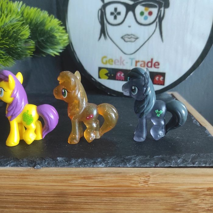 5 My Little Pony G4 blind bag Lucky Clover Cherry Fizzy Goldengrape Big Mcintosh note worthy - photo numéro 2