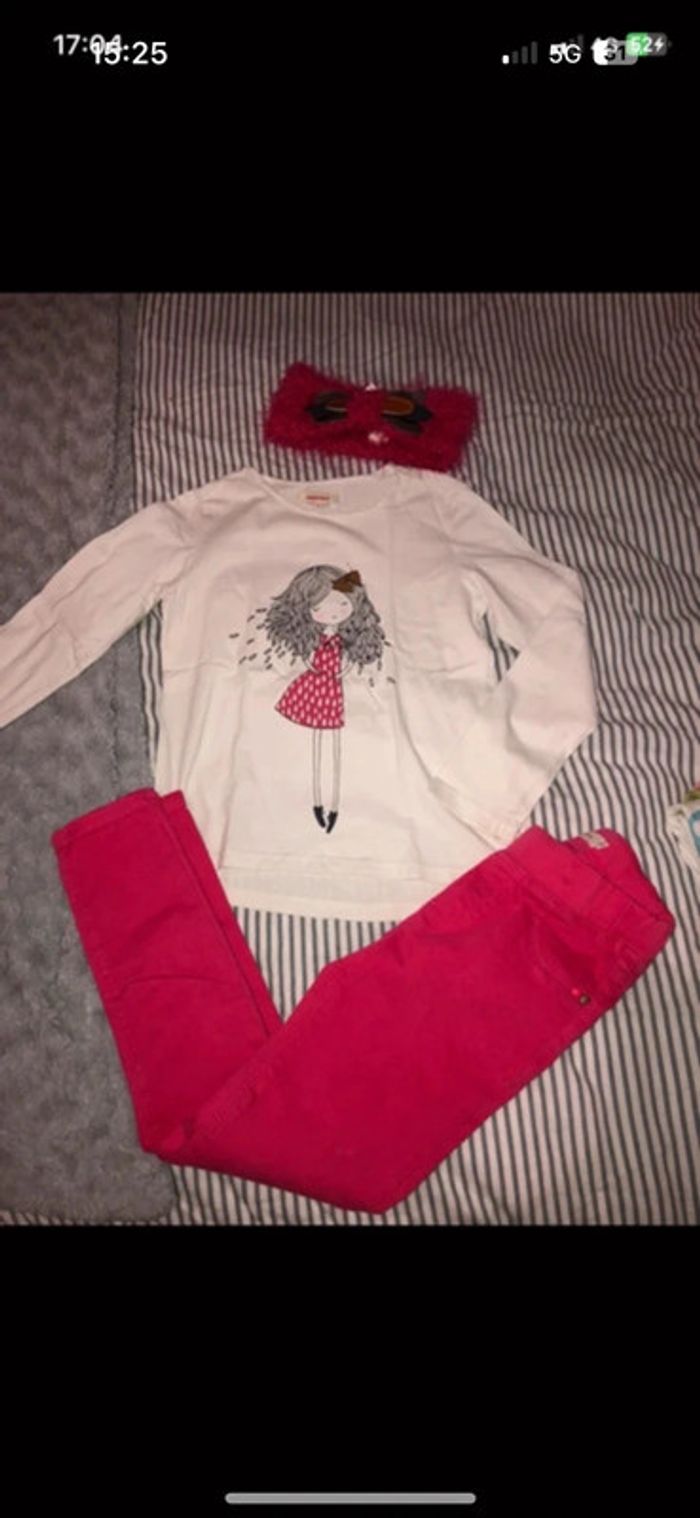 Ensemble fille catimini 6/7 ans