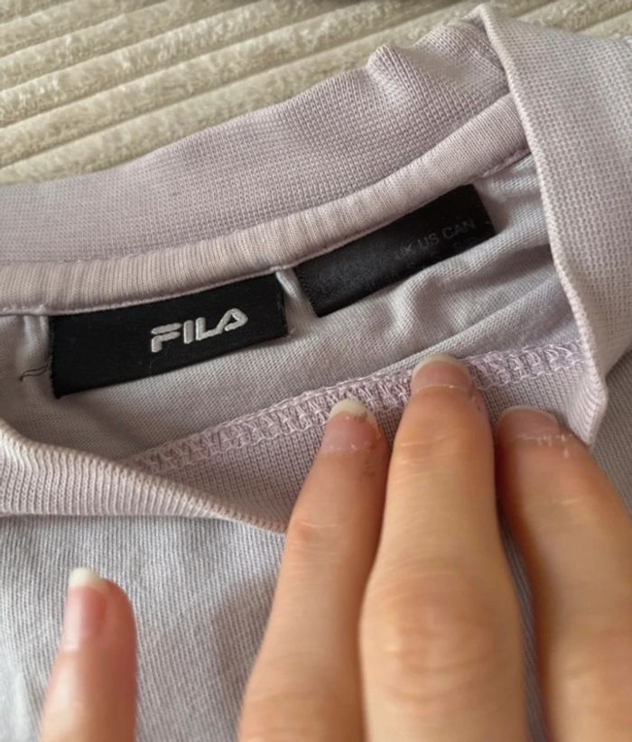Tee shirt fila rose - photo numéro 3