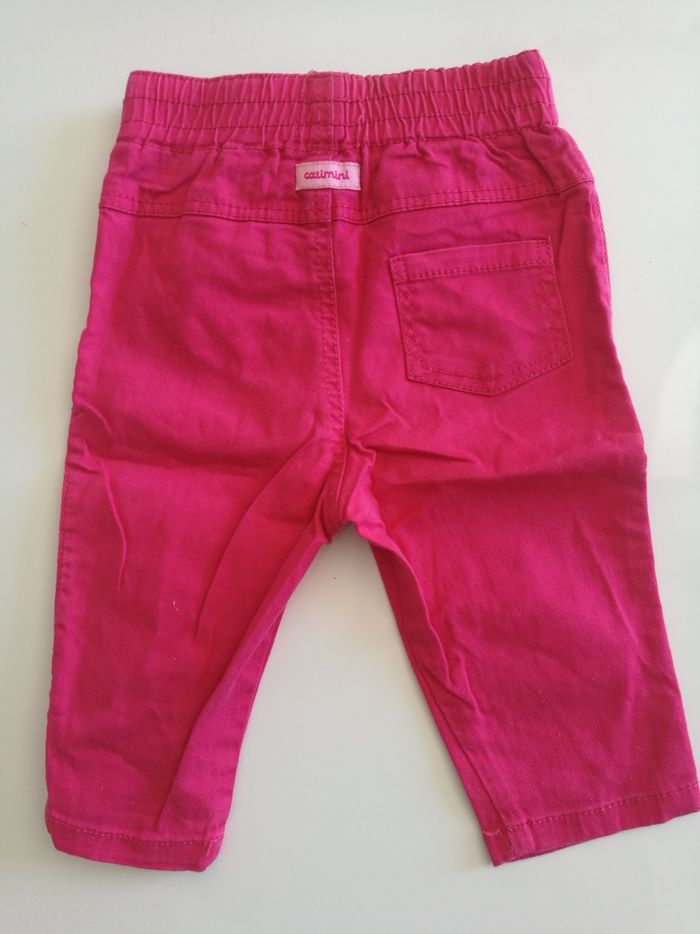 Pantalon été rose fushia Catimini - photo numéro 2