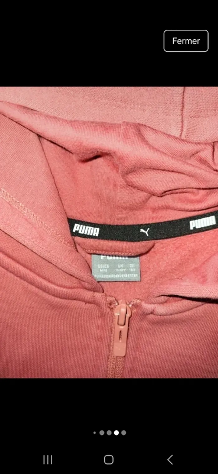 Survêtement puma corail noir - photo numéro 5