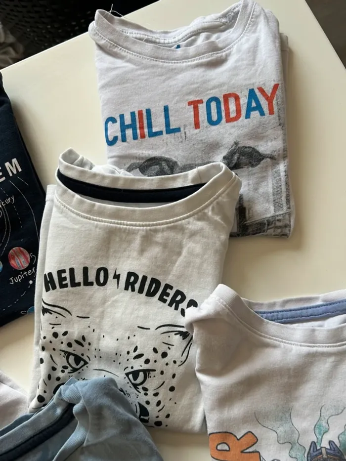 Lot t-shirts manches longues - photo numéro 5