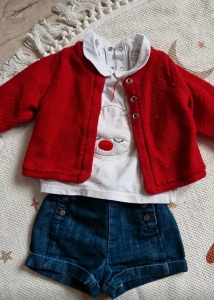 Ensemble noël bébé fille - photo numéro 2