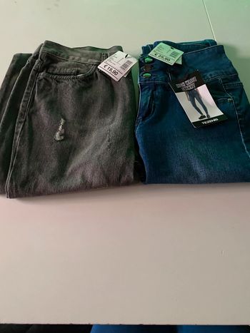 Lot de 2 Jean  tezenis taille s