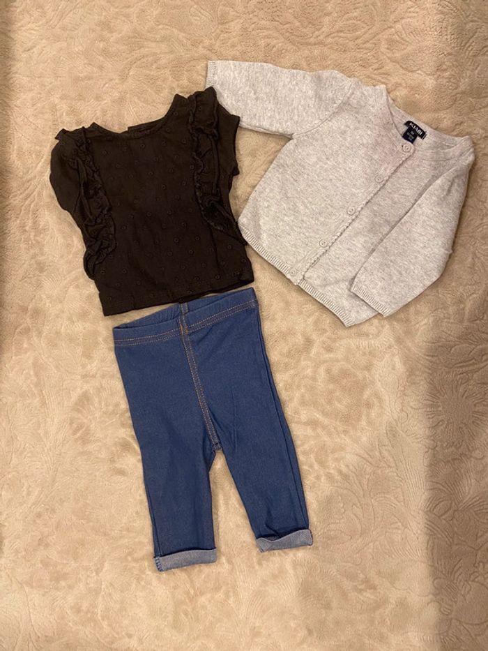 Ensemble bébé fille 1 mois