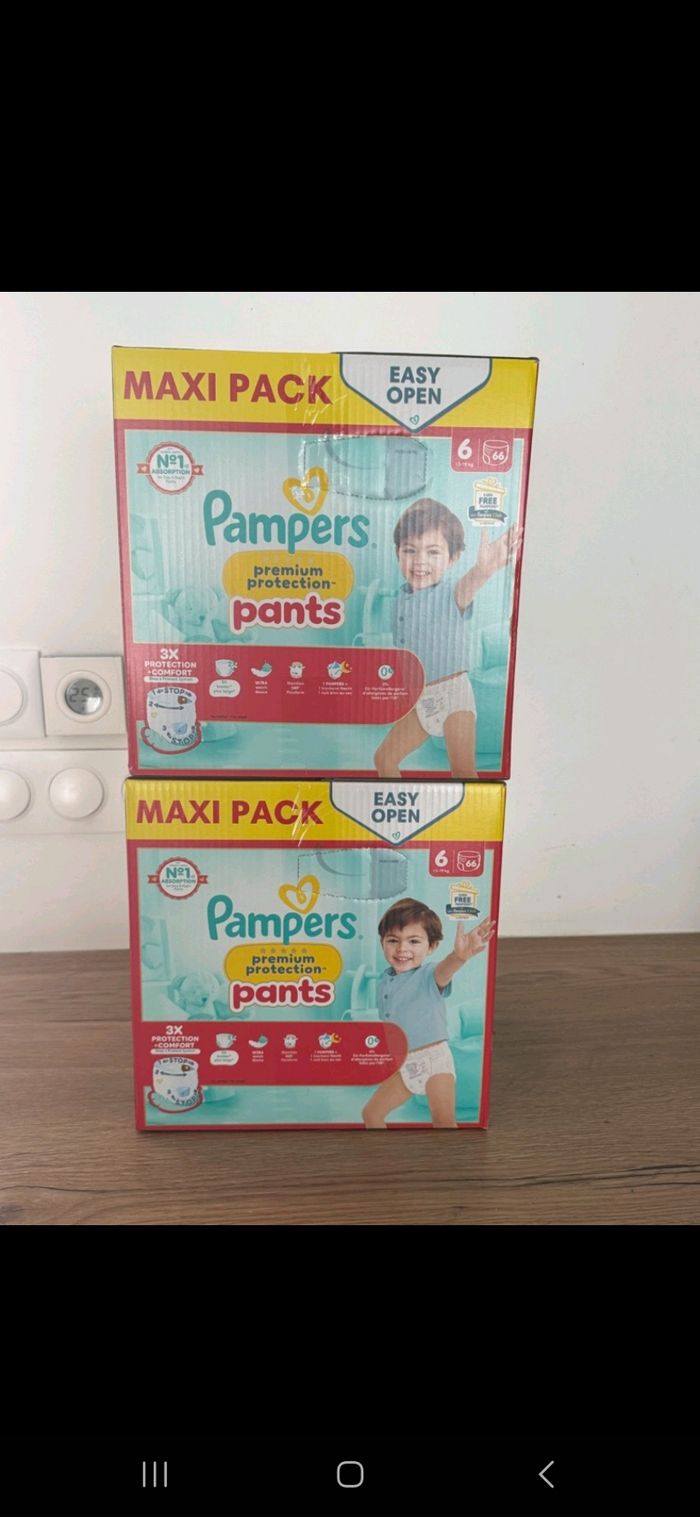Pampers taille 6