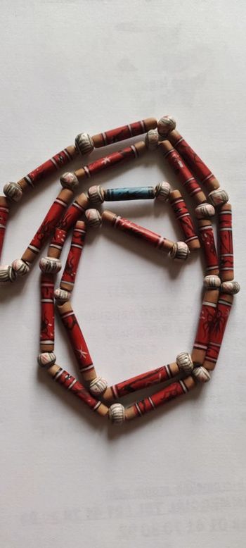 Collier à enfiler vintage ethnique