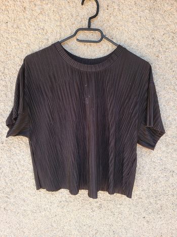 Crop top élégant chic old money tendance noir