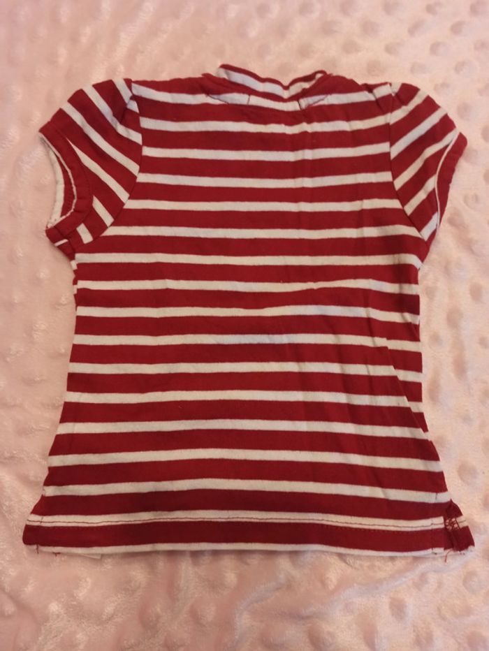 Tee-shirt manches courtes cerises 🍒 3 mois - photo numéro 3