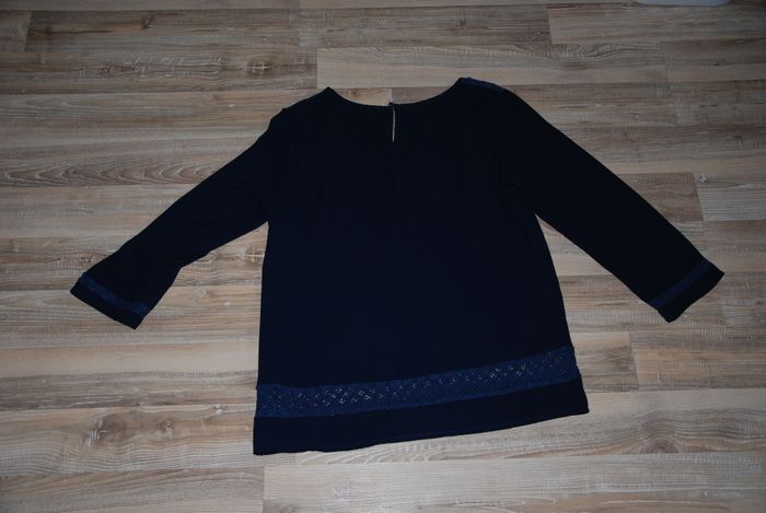haut tunique blouse femme bleu marine la p'tite étoile taille 2 - photo numéro 2