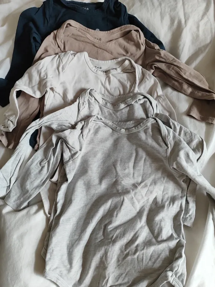 Lot de 5 bodies manches longues