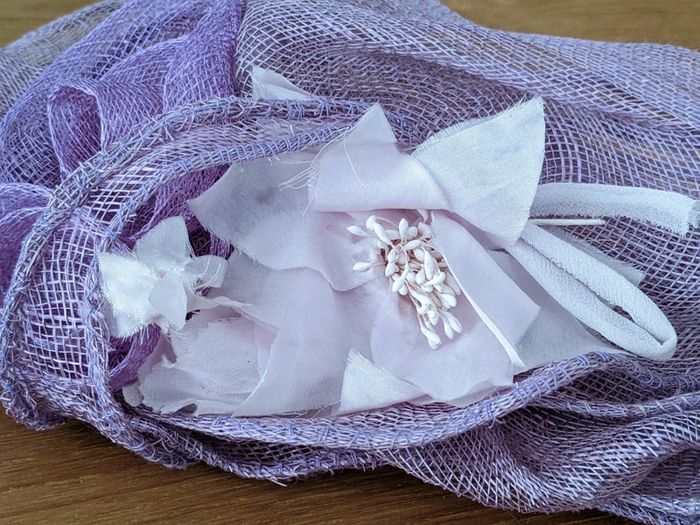 Bandeau mariage mauve lila - photo numéro 3