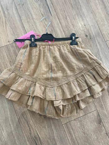 Jupe short en Gaz de coton