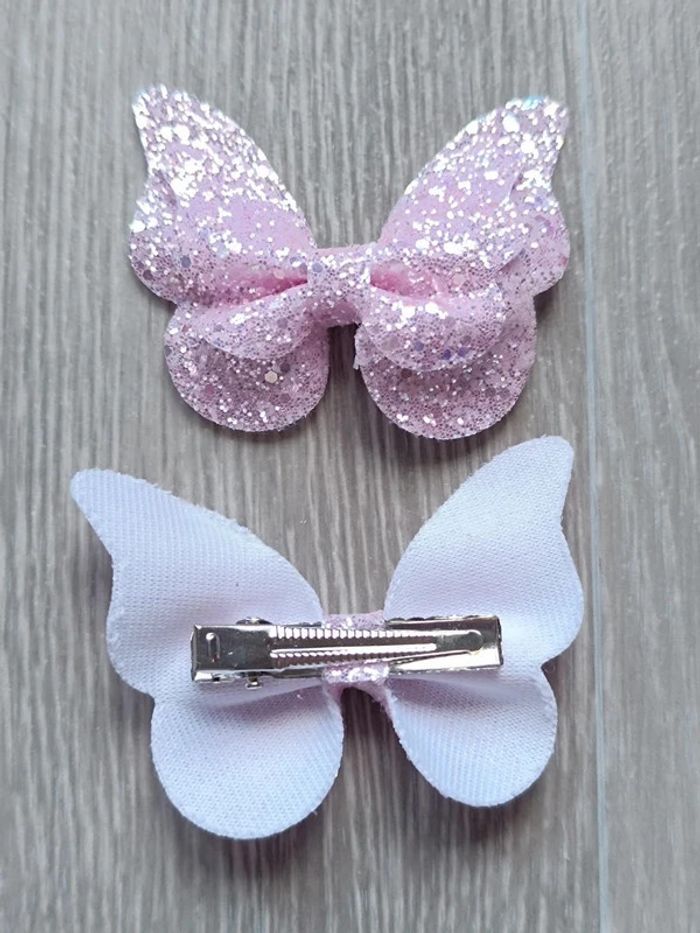 Lot de 2 barrettes pailletées à cheveux enfant - photo numéro 2