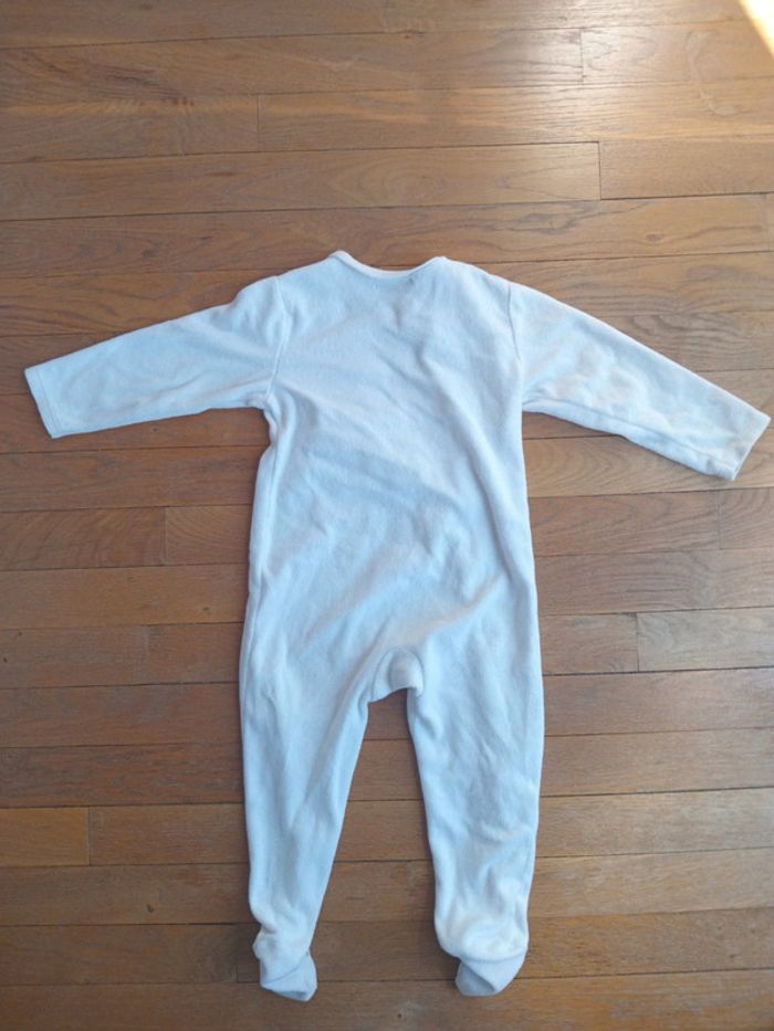 Pyjama velours chaud fille garçon 23 mois Mes Petits Cailloux - photo numéro 4