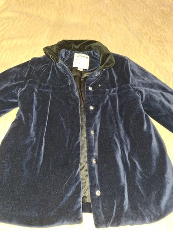 Manteau bleu marine 24 mois