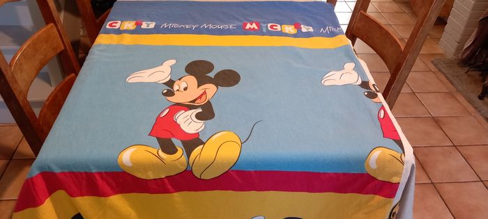 Housse de couette mickey 1 pers taie d'oreiller 60x60 - photo numéro 3